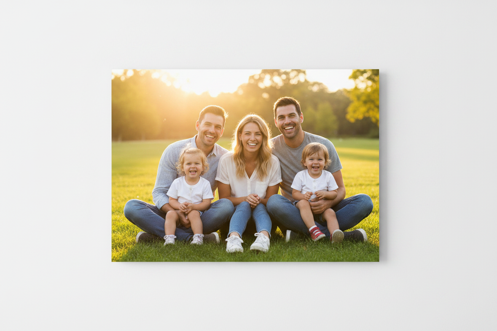 Family 2 Metal Canvas