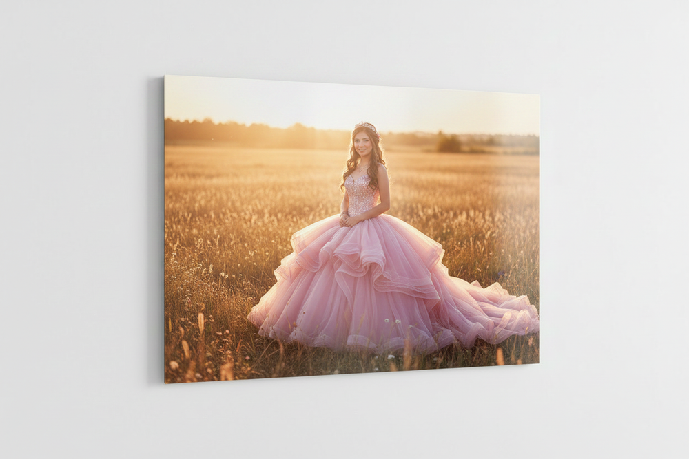 Quinceañera Metal Canvas